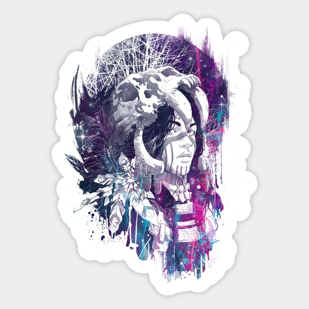 Shaman Sticker by EllizClothing